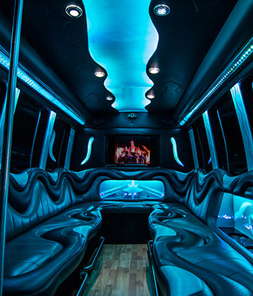 14-passenger party buses