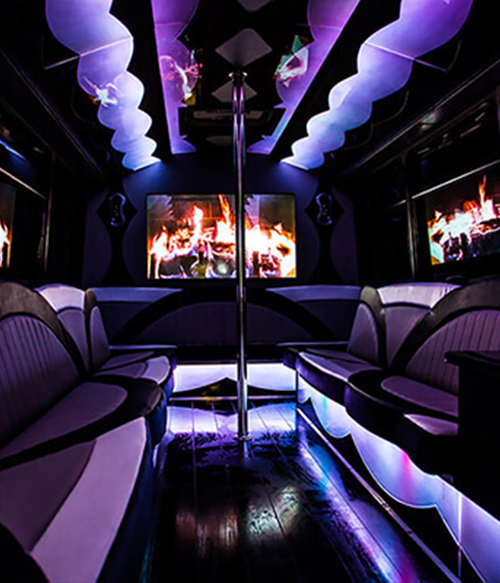 Party bus rental in Mandeville